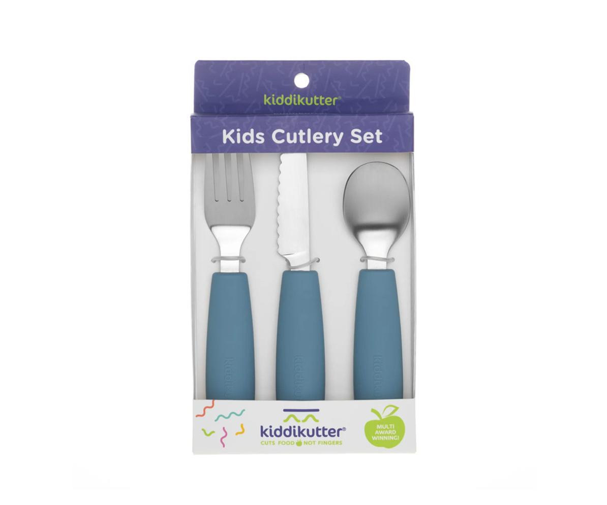 Set de cubiertos Kiddikutter sky blue