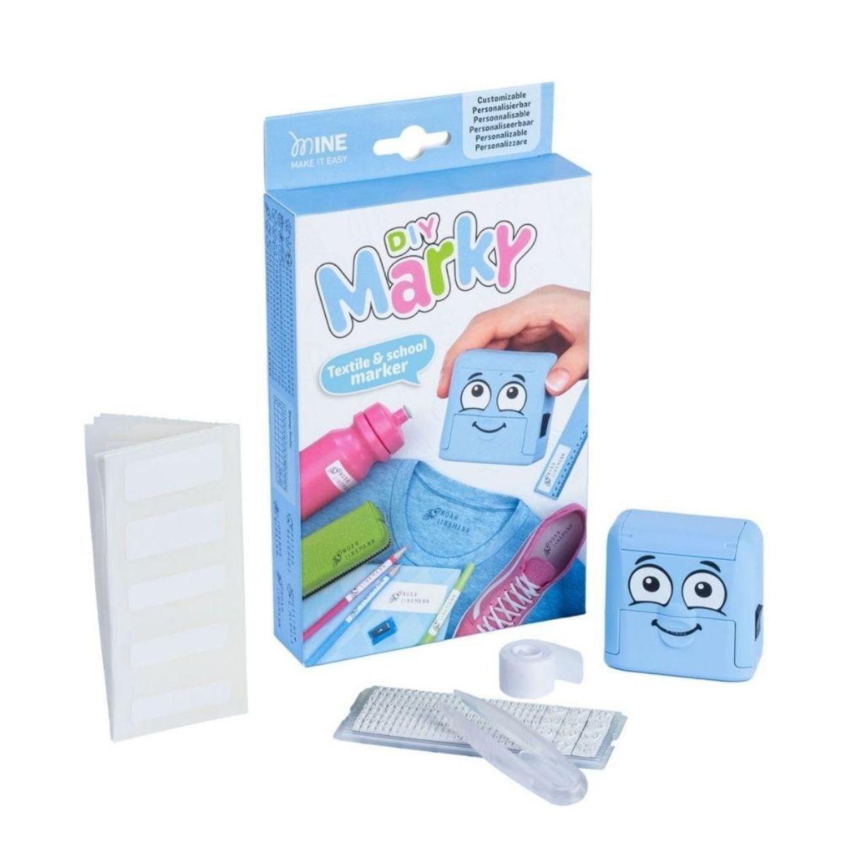 Sello personalizable Marky azul