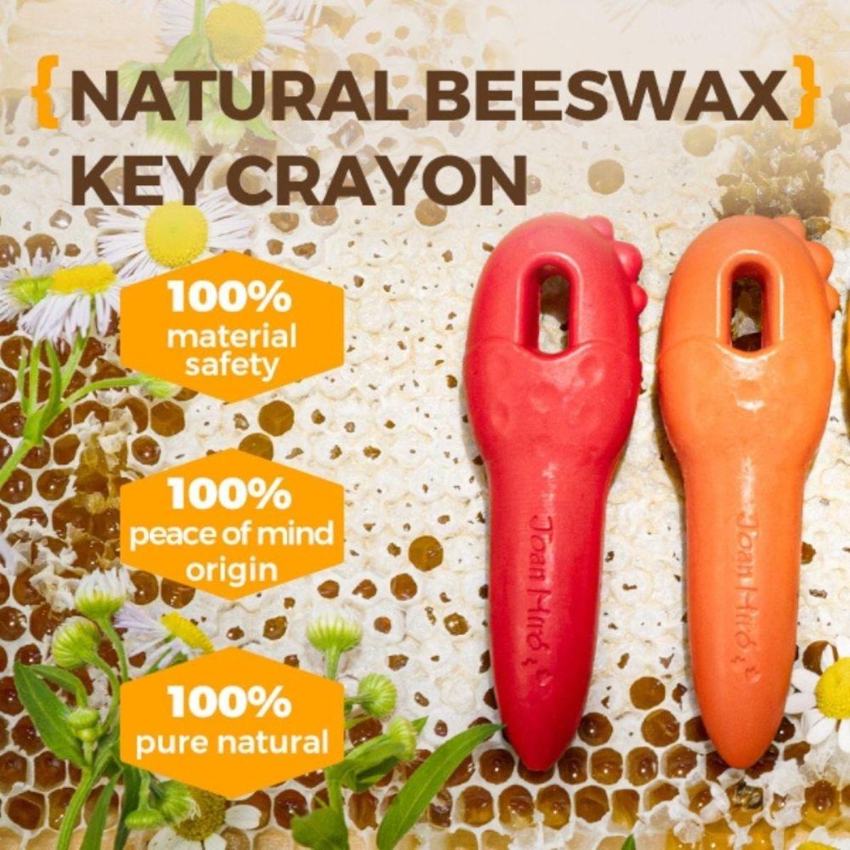 Caja de 12 crayones key de cera de abeja de Jarmeló - Imagen 4