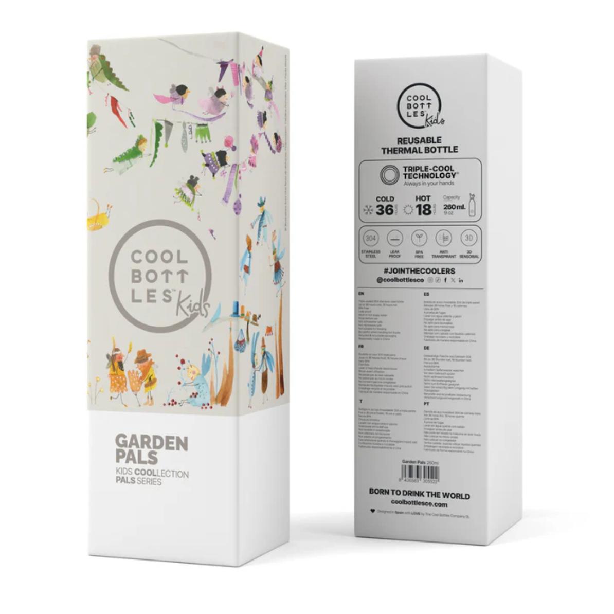 Botella térmica de Cool Bottles de 260ml Garden pals - Imagen 4