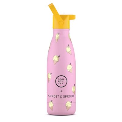 Botella térmica de Cool Bottles de 350ml Pink scoop