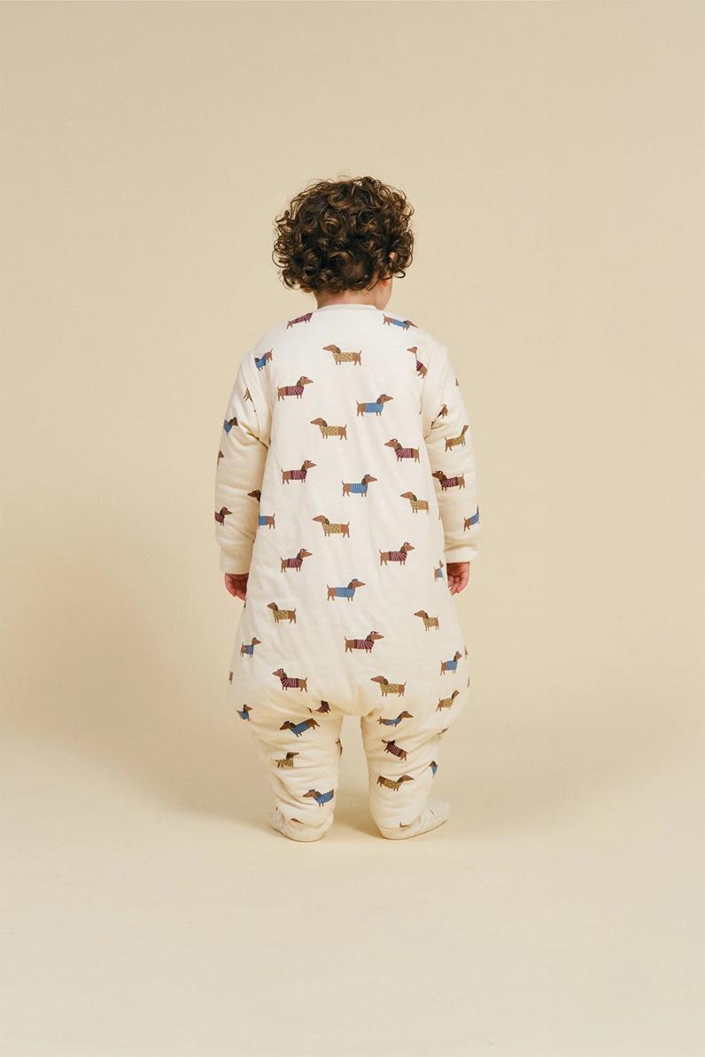 Saco de dormir con pies y mangas Fancy teckels TOG 2.5 de Molis&Co - Imagen 4