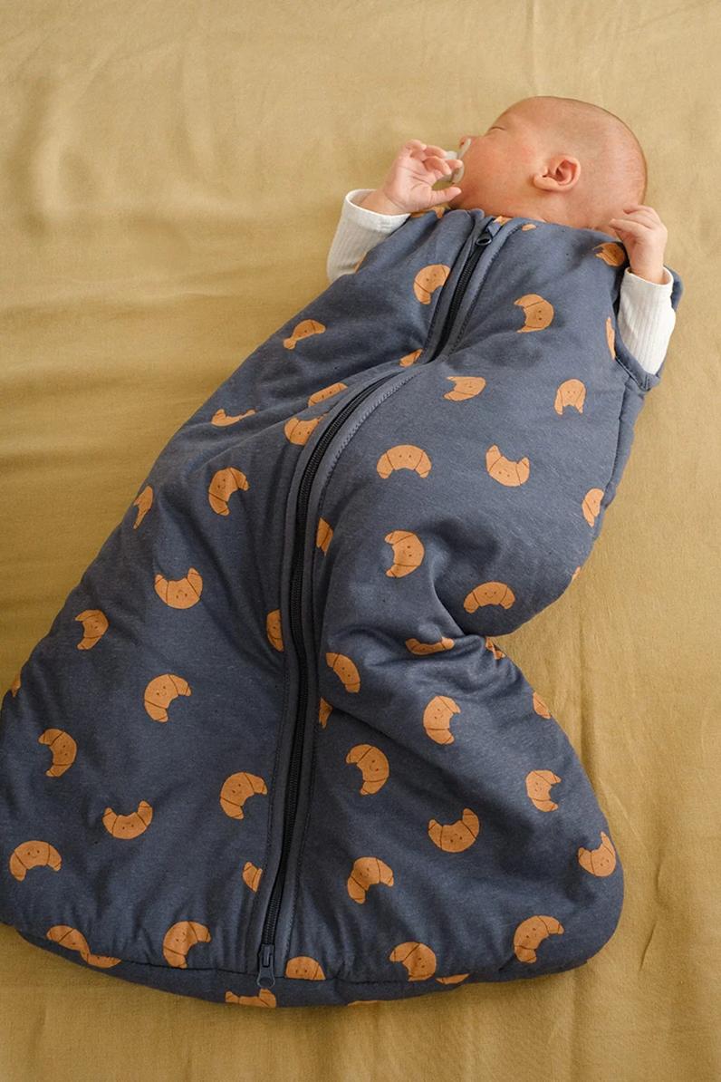 Saco de dormir de invierno para bebé sin pies y sin mangas Croissants 0-6m TOG 2.5 de Molis&Co - Imagen 5