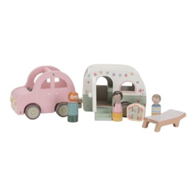 Set Coche Y Caravana Little Dutch