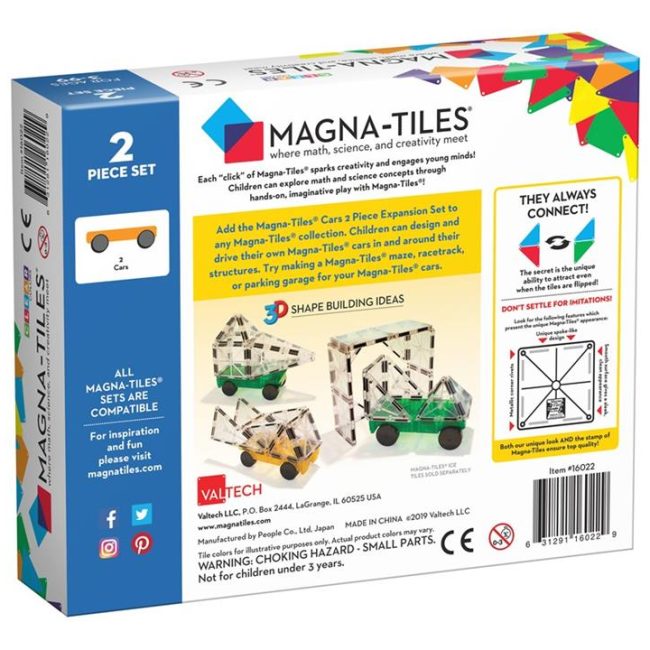 MagnaTiles® Extras Coches 2 piezas - Imagen 2