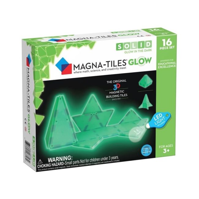 MagnaTiles® Glow 16 piezas