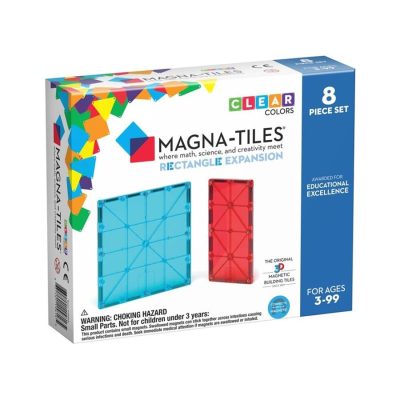 MagnaTiles® Extras Rectángulos 8 Piezas
