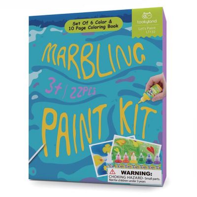 Marbling Kit 6 Pinturas Sobre Agua
