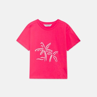 Camiseta Rosa Palmeras Compañía Fantástica